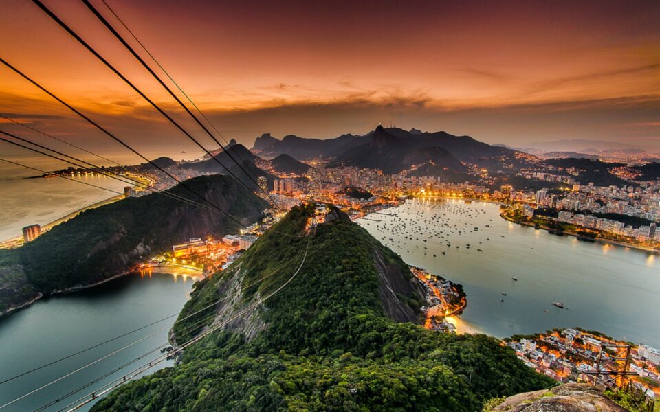 Rio de Janeiro during Sunset